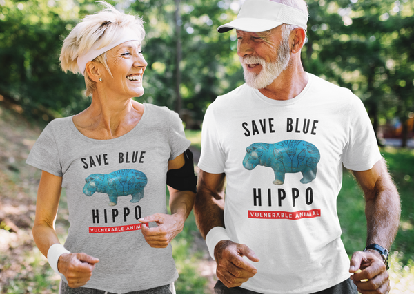 Save Blue Hippo™ Premium T-Shirt